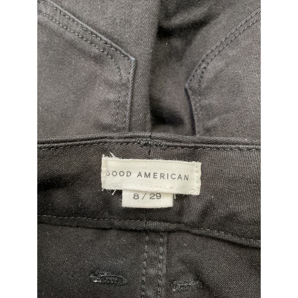 Good American Skinny Black Good Legs Denim Jeans Size 8 / 29 - Picture 4 of 6